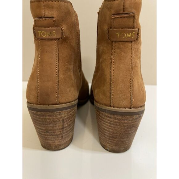 Toms Everly Ankle boots in cognac. Size 9. - Picture 3 of 8
